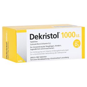 Dekristol 1000 I.E. – PZN 10068967 (PZN 10068967) из Германии