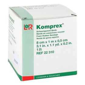 KOMPREX Schaumgummi Binde 8 cmx1 m Stärke 0,5 cm – PZN 590964 (PZN 590964) из Германии