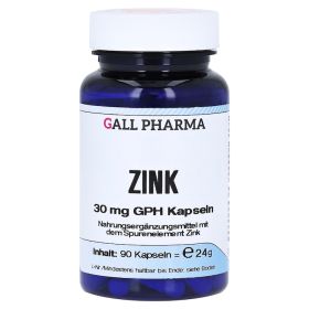 ZINK 30 mg GPH Kapseln – PZN 12635577 (PZN 12635577) из Германии
