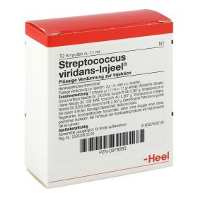 STREPTOCOCCUS VIRIDANS Injeel Ampullen – PZN 978993 (PZN 978993) из Германии
