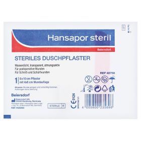 HANSAPOR steril Duschpflaster 8x10 cm – PZN 14350063 (PZN 14350063) из Германии