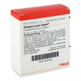 GINGIVA SUIS Injeel Ampullen – PZN 1815106 (PZN 1815106) из Германии