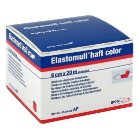 ELASTOMULL haft color 6 cmx20 m Fixierb.rot – PZN 1412578 (PZN 1412578) из Германии