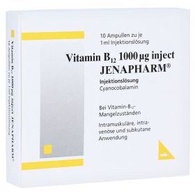 Vitamin B12 1.000 µg Inject Jenapharm Ampullen – PZN 7146994 (PZN 7146994) из Германии
