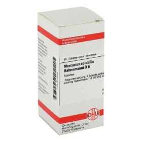 MERCURIUS SOLUBILIS Hahnemanni D 6 Tabletten – PZN 1779126 (PZN 1779126) из Германии