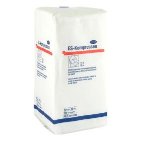 ES-KOMPRESSEN unsteril 10x10 cm 16fach – PZN 1447252 (PZN 1447252) из Германии