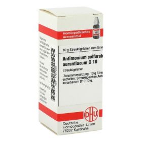 ANTIMONIUM SULFURATUM aurantiacum D 10 Globuli – PZN 1757225 (PZN 1757225) из Германии