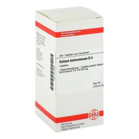 KALIUM BICHROMICUM D 4 Tabletten – PZN 2121446 (PZN 2121446) из Германии