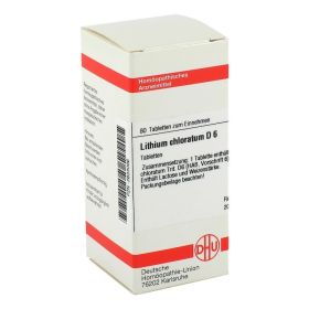 LITHIUM CHLORATUM D 6 Tabletten – PZN 2633086 (PZN 2633086) из Германии