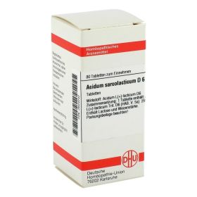 ACIDUM SARCOLACTICUM D 6 Tabletten – PZN 2624242 (PZN 2624242) из Германии