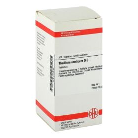 THALLIUM ACETICUM D 6 Tabletten – PZN 2119745 (PZN 2119745) из Германии