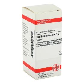 THALLIUM SULFURICUM D 6 Tabletten – PZN 2107475 (PZN 2107475) из Германии