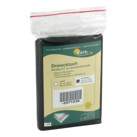 DREIECKTUCH BW 90x90x127 schwarz m.Sicherheitsn. – PZN 2571238 (PZN 2571238) из Германии