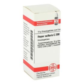 HEPAR SULFURIS C 200 Globuli – PZN 2924429 (PZN 2924429) из Германии
