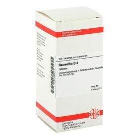RAUWOLFIA D 4 Tabletten – PZN 2930111 (PZN 2930111) из Германии