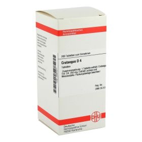 CRATAEGUS D 4 Tabletten – PZN 2897371 (PZN 2897371) из Германии
