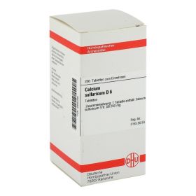 CALCIUM SULFURICUM D 6 Tabletten – PZN 2895395 (PZN 2895395) из Германии
