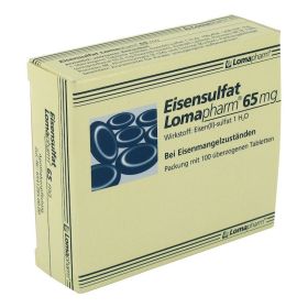 Eisensulfat Lomapharm 65mg – PZN 2750544 (PZN 2750544) из Германии