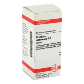 STRONTIUM CARBONICUM D 6 Tabletten – PZN 2636305 (PZN 2636305) из Германии