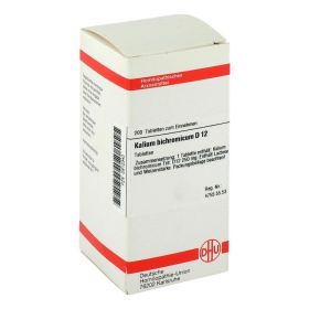 KALIUM BICHROMICUM D 12 Tabletten – PZN 2812340 (PZN 2812340) из Германии