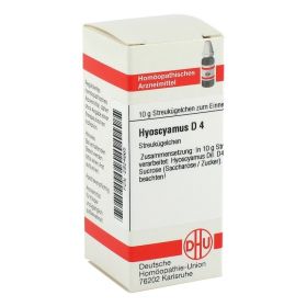 HYOSCYAMUS D 4 Globuli – PZN 2924665 (PZN 2924665) из Германии