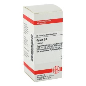 OPIUM D 6 Tabletten – PZN 2634499 (PZN 2634499) из Германии