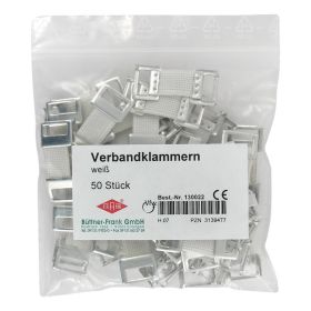 VERBANDKLAMMERN weiß mit Gummiband – PZN 3139477 (PZN 3139477) из Германии