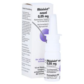 Rhinivict Nasal 0,05mg – PZN 4054725 (PZN 4054725) из Германии