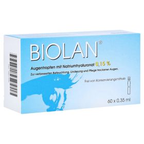BIOLAN Augentropfen Einzeldosispipetten – PZN 3677335 (PZN 3677335) из Германии