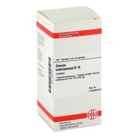 ZINCUM VALERIANICUM D 12 Tabletten – PZN 2934043 (PZN 2934043) из Германии