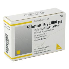 Vitamin B12 1.000 µg Inject Jenapharm Ampullen – PZN 7146988 (PZN 7146988) из Германии