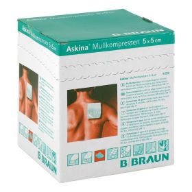 ASKINA Mullkompressen 5x5 cm steril 8fach – PZN 6874467 (PZN 6874467) из Германии