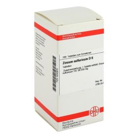 ZINCUM SULFURICUM D 6 Tabletten – PZN 4242875 (PZN 4242875) из Германии