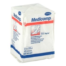 MEDICOMP Vlieskomp.unsteril 7,5x7,5 cm 4lagig – PZN 4783849 (PZN 4783849) из Германии