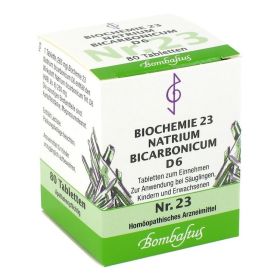 BIOCHEMIE 23 Natrium bicarbonicum D 6 Tabletten – PZN 4325288 (PZN 4325288) из Германии