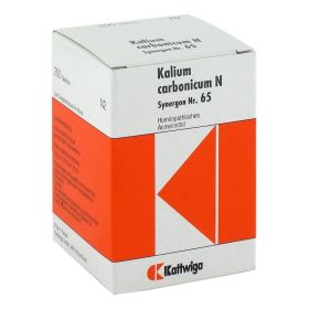 SYNERGON KOMPLEX 65 Kalium carbonicum N Tabletten – PZN 3633734 (PZN 3633734) из Германии