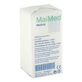 VLIESKOMPRESSEN 5x5 cm unsteril – PZN 8889409 (PZN 8889409) из Германии