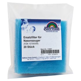 NASENSEKRETABSAUGER Ersatzfilter für Baby-Frank – PZN 10795070 (PZN 10795070) из Германии