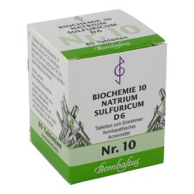 BIOCHEMIE 10 Natrium sulfuricum D 6 Tabletten – PZN 1073834 (PZN 1073834) из Германии