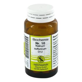 BIOCHEMIE 10 Natrium sulfuricum D 12 Tabletten – PZN 5955614 (PZN 5955614) из Германии