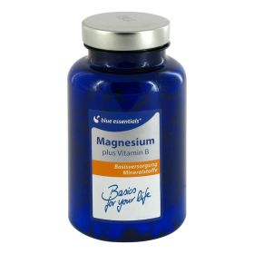BLUE ESSENTIALS Magnesium plus Vitamin B Tabletten – PZN 5009170 (PZN 5009170) из Германии
