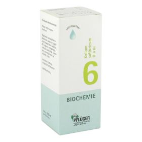 BIOCHEMIE Pflüger 6 Kalium sulfuricum D 6 Tropfen – PZN 6324502 (PZN 6324502) из Германии