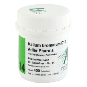 BIOCHEMIE Adler 14 Kalium bromatum D 12 Tabletten – PZN 2730091 (PZN 2730091) из Германии