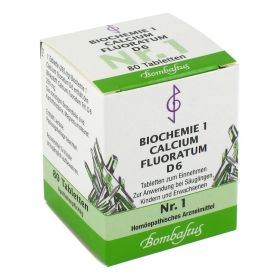 BIOCHEMIE 1 Calcium fluoratum D 6 Tabletten – PZN 4324610 (PZN 4324610) из Германии