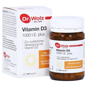 VITAMIN D3 1.000 I.E. plus Dr.Wolz Kapseln – PZN 6562124 (PZN 6562124) из Германии