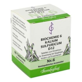 BIOCHEMIE 6 Kalium sulfuricum D 12 Tabletten – PZN 674135 (PZN 674135) из Германии