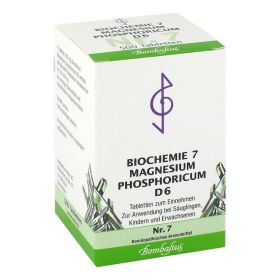 BIOCHEMIE 7 Magnesium phosphoricum D 6 Tabletten – PZN 1073627 (PZN 1073627) из Германии