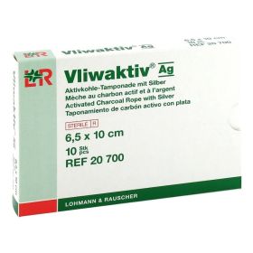 VLIWAKTIV AG Aktivkohle Tampon.m.Silber 6,5x10 cm – PZN 4862796 (PZN 4862796) из Германии