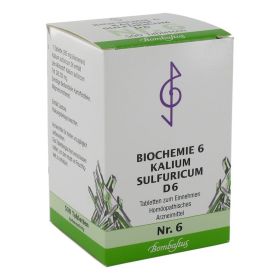 BIOCHEMIE 6 Kalium sulfuricum D 6 Tabletten – PZN 1009411 (PZN 1009411) из Германии
