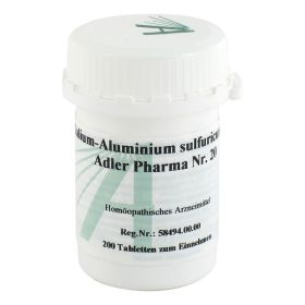 BIOCHEMIE Adler 20 Kalium aluminium sulf.D 12 Tab. – PZN 833496 (PZN 833496) из Германии